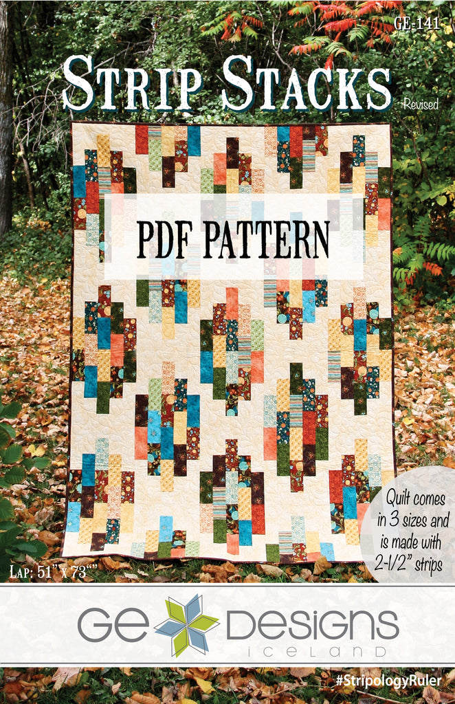 Strip Stacks PDF Pattern 141 Pattern GE Designs   