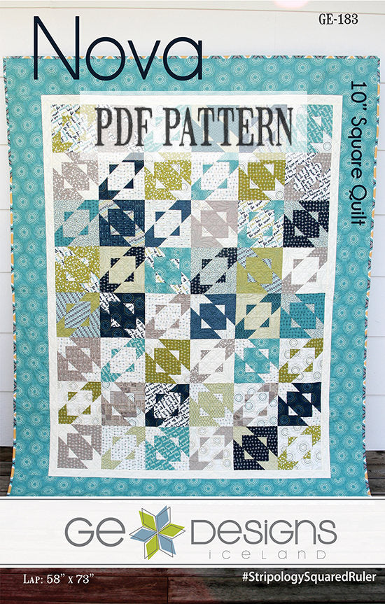 Nova 10 Square Pattern PDF 183 GE Designs