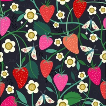 Strawberry Tea Dark STEA2245 Fabrics Dashwood   